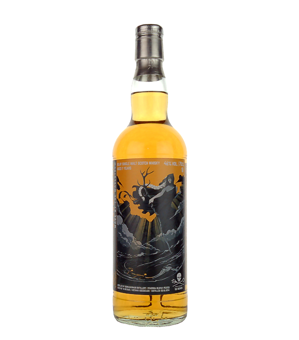 Signatory Vintage, Bunnahabhain, Sea Shepherd 7 Years Old Staoisha Storm-Kelpie 2014, 70 cl, 46 % Vol. (Whisky), Schottland, Isle of Islay, Neuseelnder und britische Freunde haben den Golf von Corryvreckan, zwischen den schottischen Inseln Jura und Scarba, schwimmend durchquert. Dieser Islay Whisky ruht fr circa 45 Minuten auf dem Hhepunkt der Flut des Corryvreckan.   Er reift 7 Jahre lang in Dechar/Rechar Hogsheads Fssern und wird mit seiner natrlichen Farbgebung abgefllt und ist nicht khlfiltriert. Destilliert: 20. Oktober 2014 Abgefllt: 2021 10 Prozent der Erlse aus dem Verkauf von Storm-Kelpie werden an Sea Shepherd ges