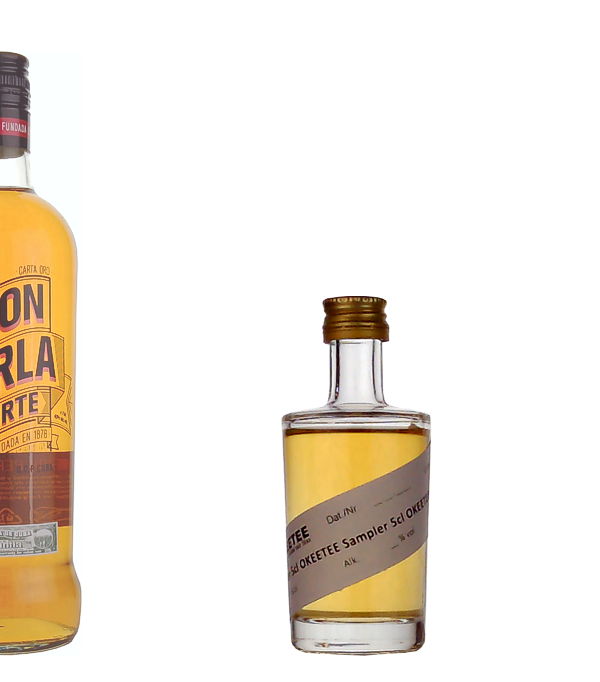 Perla del Norte Carta Oro  Sampler, 5 cl, 40 % Vol. (Rum), Kuba, Die Produktion der kleinen Schwester von Ron Havanna Club und Ron Arecha, aus dem Hause Jose Arechabala in Cardenas, wurde in den 1960iger Jahren eingestellt. Auf Grund der steigenden Nachfrage auf dem Weltmarkt nach kubanischem Rum wird nun auch Ron Perla del Norte wieder produziert. Mit einem neuen internationalem Design und 3 Brands tritt die Perle des Nordens die Reise in die Welt der RUM-Kenner an.  Persnlichkeit und Brillanz zeichnen diesen Rum aus. Er ist das Ergebnis aus der Verwendun
