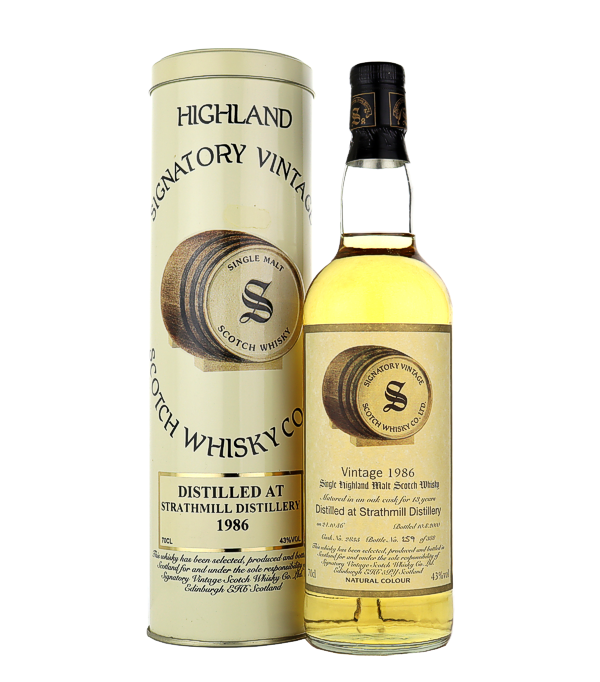 Signatory Vintage, Strathmill 13 Years Old Vintage Collection 1986/2000, 70 cl, 43 % Vol. (Whisky), Schottland, Speyside, Destilliert: 1986 Abgefllt: 2000 Anzahl Flaschen: 388