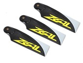 ZEAL Carbon Fiber Tail Blades 105mm (Gelb )